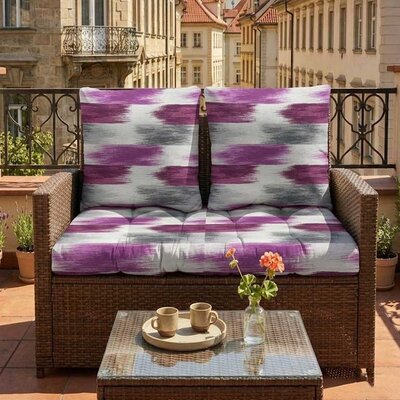 Jastuci za baštenski dvosed 100x50x50cm PINK BRUSH