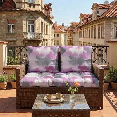 Jastuci za baštenski dvosed 100x50x50cm PINK JAM