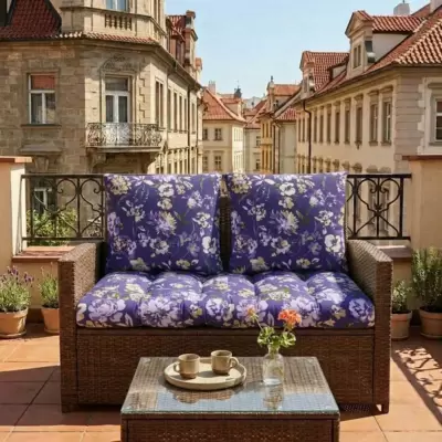 Jastuci za baštenski dvosed 100x50x50cm VIOLET RETRO