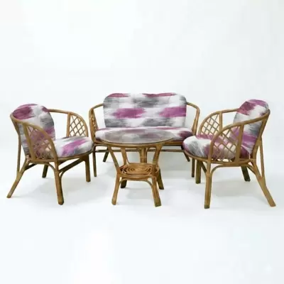 Jastuci za bambus ratan garnituru Bahama PINK BRUSH