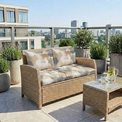 Jastuci za baštenski dvosed 130x50x50cm GREY JAM