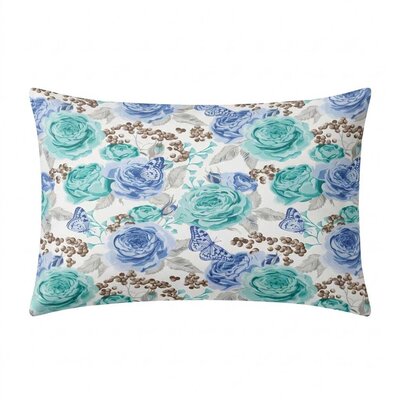Pamučni dekorativni jastuk 70x50 cm 1 komad BLUE ROSES