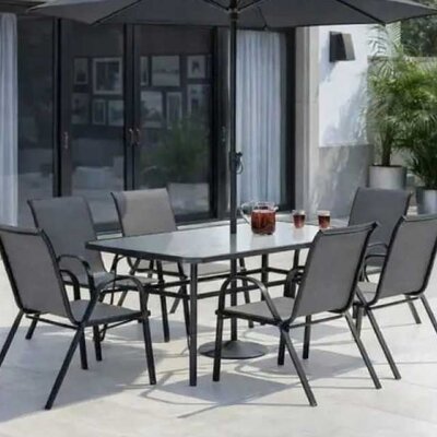 Baštenski set Bali Sto sa 6 stolica