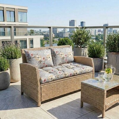 Jastuci za baštenski dvosed 130x50x50cm NOSTALGIE