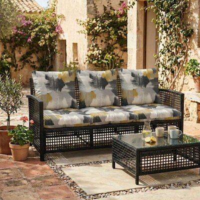 Jastuci za baštenski trosed 160x50x50cm BLACK JAM