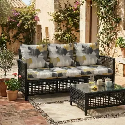 Jastuci za baštenski trosed 160x50x50cm BLACK JAM