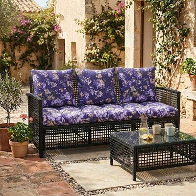 Jastuci za baštenski trosed 160x50x50cm VIOLET RETRO