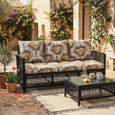 Jastuci za baštenski trosed 160x50x50cm RETRO BOUQUET