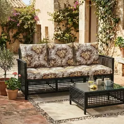 Jastuci za baštenski trosed 160x50x50cm RETRO BOUQUET