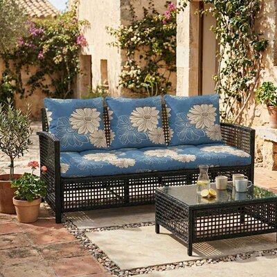 Jastuci za baštenski trosed 160x50x50cm BIG FLOWERS