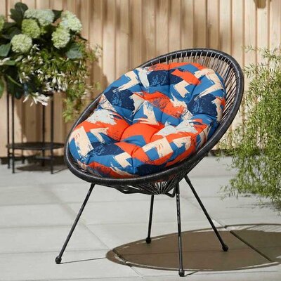 Jastuk za ovalnu baštensku stolicu - fotelju 110x90cm MODO