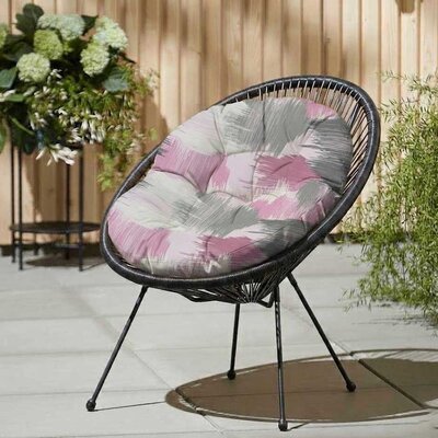 Jastuk za ovalnu baštensku stolicu - fotelju 110x90cm PINK JAM