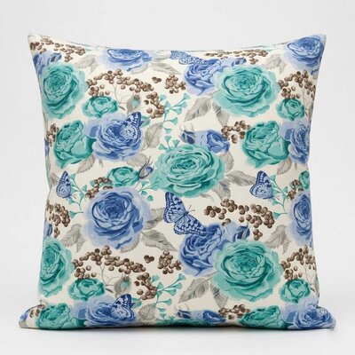 Dekorativni jastuk 40X40cm 1 komad BLUE ROSES