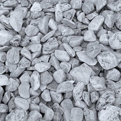 Dekorativni kamen 3-6cm Sivi oblutak 25kg