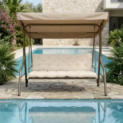 Jastuci za Baštensku Ljuljašku 180x65x65cm IVORY