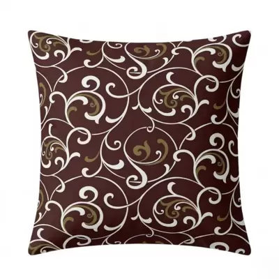 Pamučni dekorativni jastuk 50X50cm 1 komad BROWN ORNAMENT
