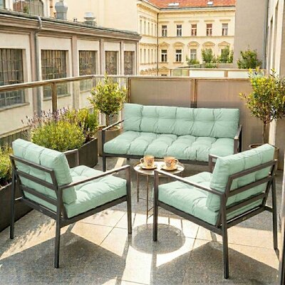 Jastuci Za Baštensku Garnituru Sa Niskim Naslonima - Dvosed i Dve Fotelje MINT