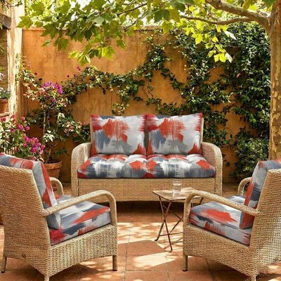 Jastuci Za Baštensku Garnituru - Dvosed 120cm i Dve Fotelje RED JAM