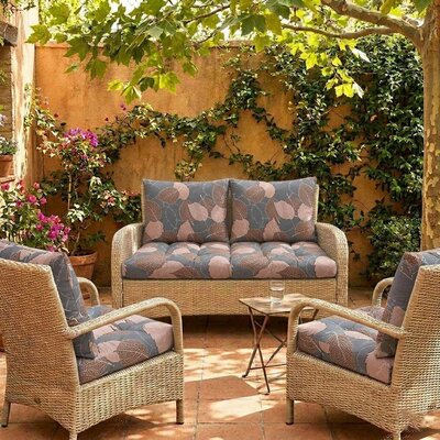 Jastuci Za Baštensku Garnituru - Dvosed 120cm i Dve Fotelje LEAVES