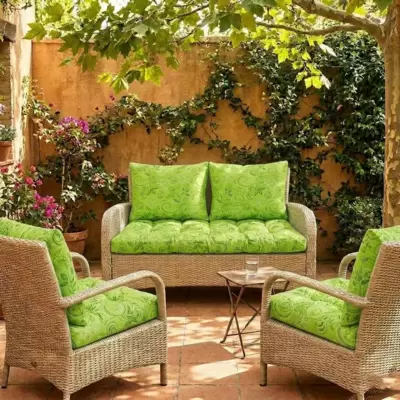 Jastuci Za Baštensku Garnituru - Dvosed 120cm i Dve Fotelje FRESH GREEN