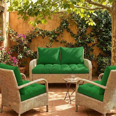 Jastuci Za Baštensku Garnituru - Dvosed 120cm i Dve Fotelje GREEN