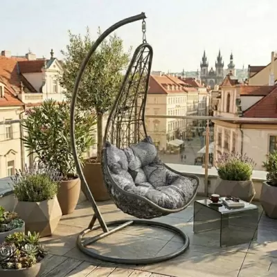 Jastuk Za Ratan Ljuljašku Za Jednu Osobu GREY STONE