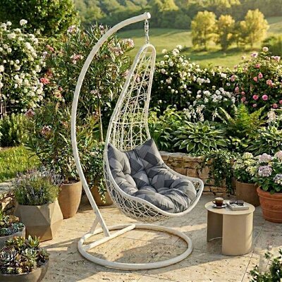 Jastuk Za Ratan Ljuljašku Za Jednu Osobu TRICOT-BL