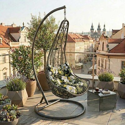 Jastuk Za Ratan Ljuljašku Za Jednu Osobu WHITE NIGHT