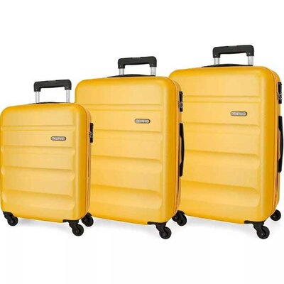 Komplet ABS kofera 75/65/55cm Roll Road Flex yellow 58494