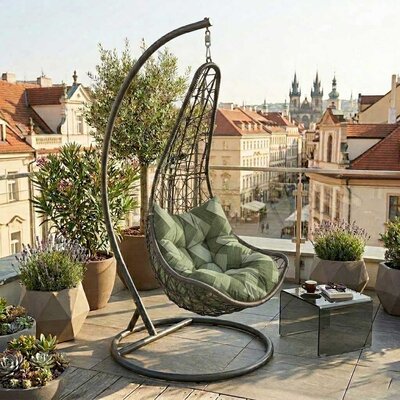 Jastuk Za Ratan Ljuljašku Za Jednu Osobu TRICOT-GR