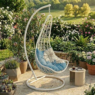 Jastuk Za Ratan Ljuljašku Za Jednu Osobu BIG FLOWERS