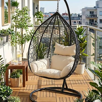 Fieldmann Ljuljaška Jaje Od PE Ratana i Čelika