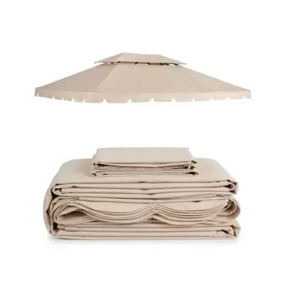 Zamensko platno za krov paviljona 4x3m Bež