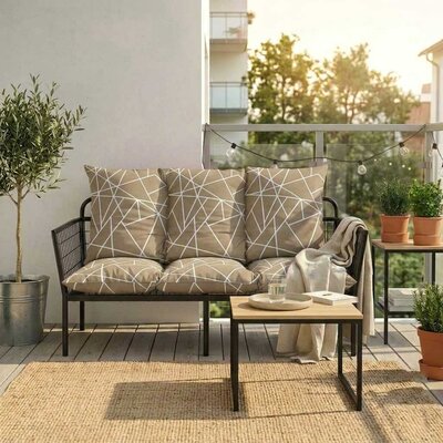 Jastuk Za BaštenskI Dvosed 100x50x50 cm GEOMETRIC