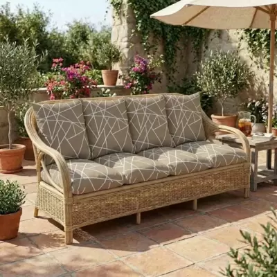 Jastuk Za BaštenskI Trosed 150x50x50 cm GEOMETRIC