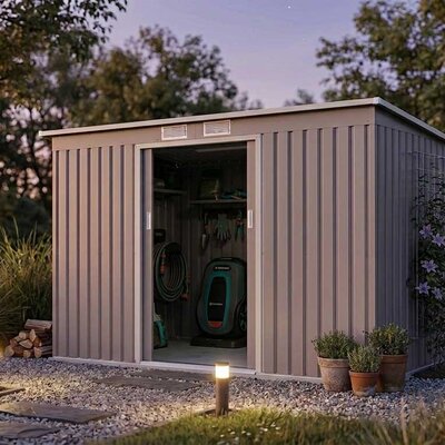 Pomoćna metalna baštenska kućica Fortis-B 3.6m²