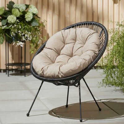 Jastuk za ovalnu baštensku stolicu - fotelju 110x90cm MEMORIES