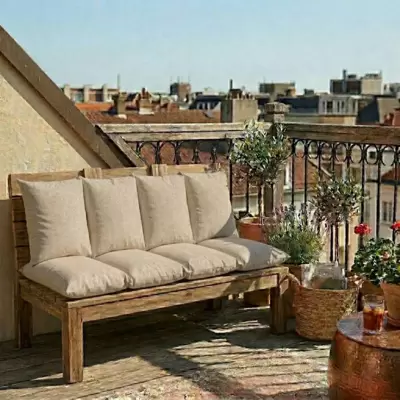 Jastuk Za BaštenskI Dvosed 120x50x50 cm BEACH SAND