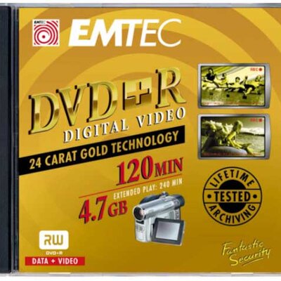 EMTEC zlatni DVD+R diskovi za doživotni backUp digitalnih video zapisa i podataka sa računara