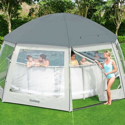 Bestway Kupola sa dva ulaza za okrugle bazene 600x600x295cm 58612