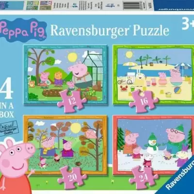 Puzzle za decu 4u1 Pepa Prase i Četiri godišnja doba Ravensburger 03114