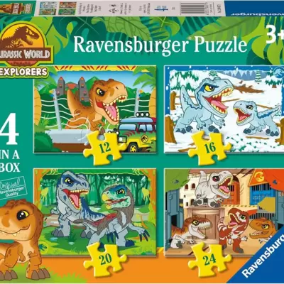Puzzle za decu 4u1 Jurassic World Ravensburger 12004027