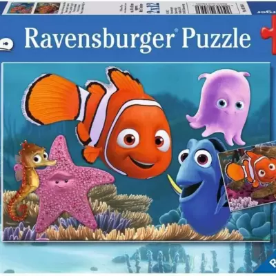 Puzzle za decu 2x12 delova Disney Nemo Ravensburger 07556