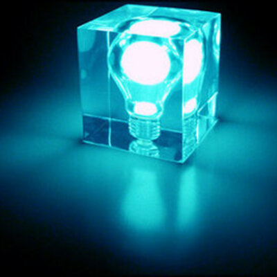 SuckUK Lampa Glow Brick Blue
