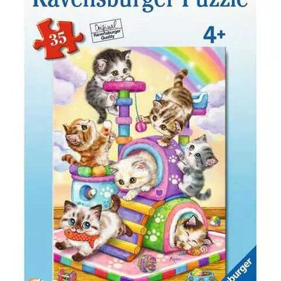 Puzzle za decu 35 delova Razigrane mace Ravensburger 12004071