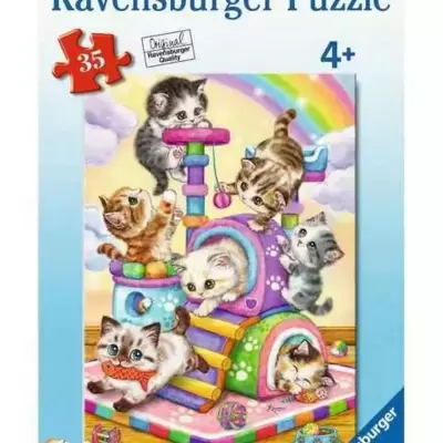 Puzzle za decu 35 delova Razigrane mace Ravensburger 12004071
