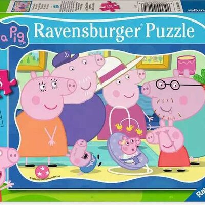 Puzzle za decu 35 delova Pepa Prase i beba Ravensburger 12004185