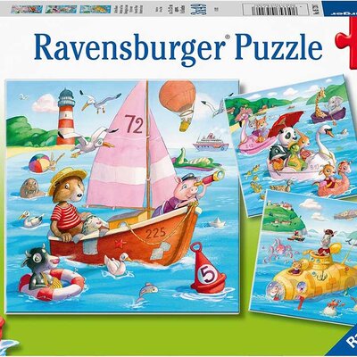 3u1 Puzzle za decu 3x49 delova Uživanje na vodi Ravensburger 05720