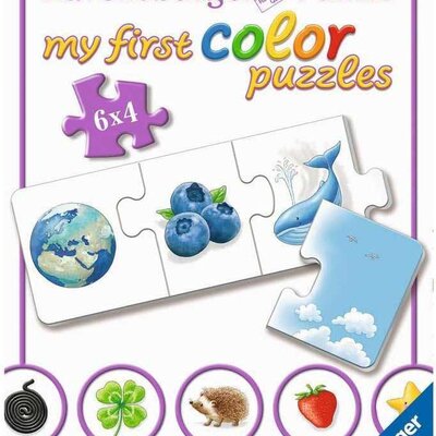 Moje prve Puzzle slagalice 6x4 dela Učimo boje Ravensburger 03150