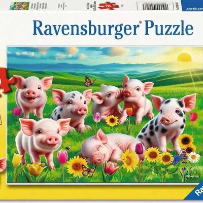 Puzzle za decu 60 delova Prasići Ravensburger 12004256